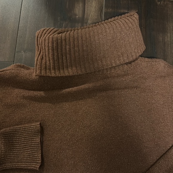 Amazing Memories Brown Cowl Neck Sweater - Picture 8 of 8